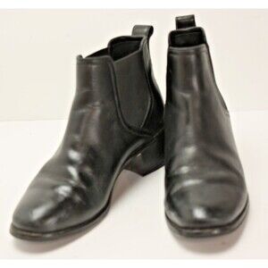 Cole Haan Women's sz 6.5 B Black Leather Chelsea Ankle Boots